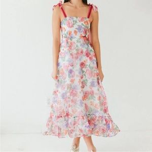 Sister Jane Floral Dress Maxi Bow